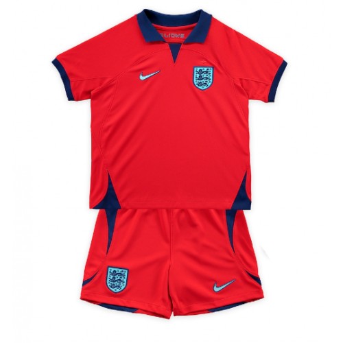 Fotballdrakt Barn England Bortedraktsett VM 2022 Kortermet (+ Korte bukser)